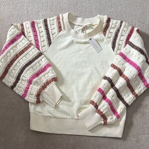 Anthropologie crochet sweater!